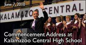 Commencement Address at Kalamazoo Central High School