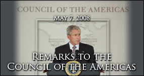 Address to Council of the Americas