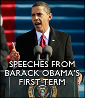 Speeches from Barack Obama's First Term